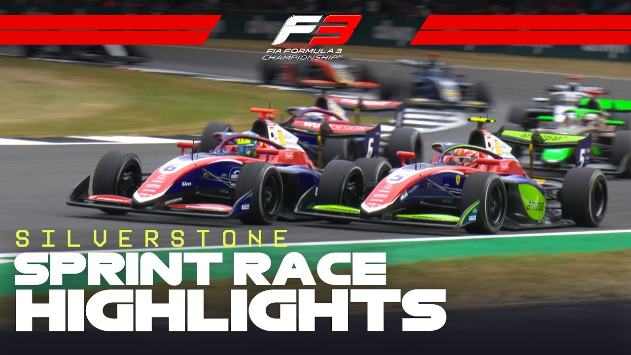 F3 Sprint Race Highlights 2025 British Grand Prix Youtube