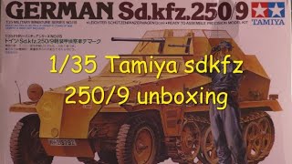 tamiya sdkfz 250 9 unboxing