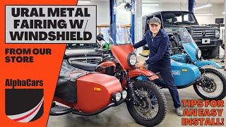 Conquer the Cold: Tips for Installing a Ural Metal Fairing Windshield