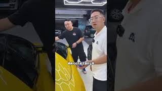 【下集】拿刀片刮了辆12缸兰博基尼，车主竟然放我走了？【李老鼠说车】#Shorts