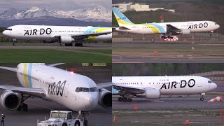 23/05/07 新千歳空港 エア・ドゥ AIRDO Boeing 767-300ER (JA605A) Arrival \u0026 Departure at New Chitose Airport