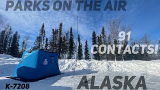 91 contacts into Alaska POTA park!