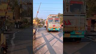 Back To Back Truck Passing Railgate  #Shorts #viralshorts #4kshorts #indiantraininfo