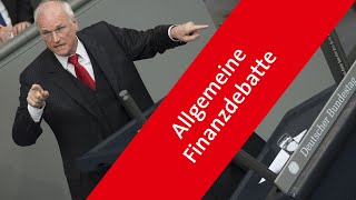 Allgemeine Finanzdebatte