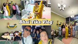 Bhai Tika celebration with family & frens || fun & laughter || Tihar || Diwali 2024