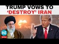 Donald Trump Speech Live: Trump Chilling Warning To Iran | US Election 2024 Live | Israel Vs Iran