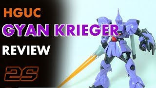 P-Bandai HGUC Gyan Krieger Review | Gundam Gihren's Greed HG Model Kit