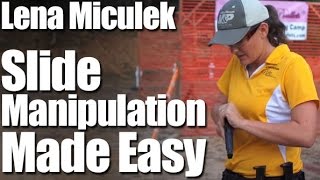 Beginner Target Shooting Tip #8: Locking Your Slide Back - Lena Miculek-Afentul - Babes with Bullets