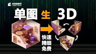 AI图生3D临近奇点！2024最强开源3D项目Trellis，没有之一