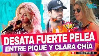 Shakira desata fuerte PELEA entre Piqué y Clara Chía Martí en pleno vuelo por esta INÉDITA razón