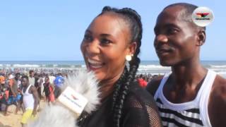 Ghanaians celebrate Easter holiday at ‘Borla’ beach