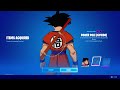 Buying The NEW Son Goku Fortnite Skin Even Though I Don't Watch Anime