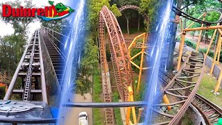 Alle Roller Coasters at Duinrell 2021 | Onride POV