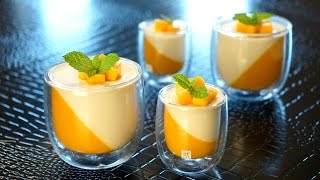 Mango Panna Cotta 芒果奶冻