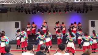 「早稲田大学　踊り侍」こいや祭り2013　Q's Mall