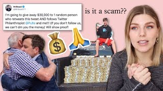 Is Twitter "Philanthropy" A Scam? (deep dive into free money giveaways)