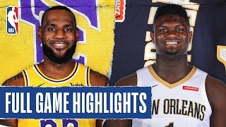 LAKERS at PELICANS | FULL GAME HIGHLIGHTS | March 1, 2020
