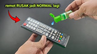 Jangan beli baru !! cukup pake cara ini REMOT awet selamanya !!