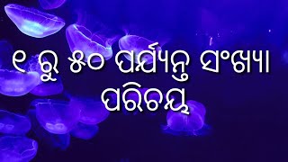 ୧,୨,୩,୪....ll ୧ ରୁ ୫୦ ପର୍ଯ୍ୟନ୍ତ ସଂଖ୍ୟା ଗଣିବା ll Odia Counting numbers 1-50 ll