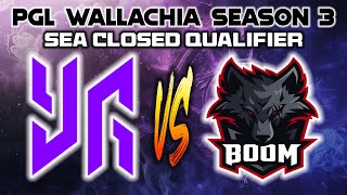 YANGON GALACTICOS vs BOOM ESPORTS | BLOODBATH MATCH!! - DOTA 2 PGL Wallachia S3 SEA CLOSED QUALIFIER