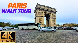 Paris Walk Tour - 4K 60 FPS