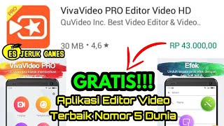 Aplikasi Video Editor Terbaik #5 (VivaVideoPro) Gratis!!!