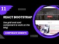 React Bootstrap #11 - Use grid and card component to work on the blog