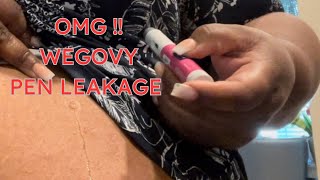 Injection Leak | How to resolve Wegovy Pen Leakage #wegovy #weightloss