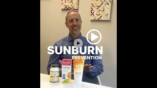 Sunburn Prevention, By Dr. Brad