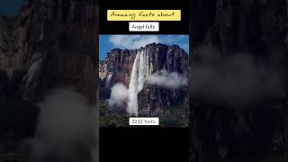 amazing facts about Angel falls - Venezuela angle falls tallest waterfall in the world #shorts