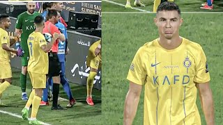 Cristiano Ronaldo Red Card Vs Al Hilal. and He Nearly Bunched the Referee😃