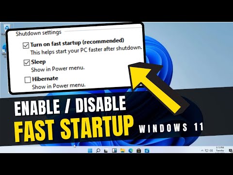 How to Enable / Disable “Fast Startup” in Windows 11/10 | Fast Startup not Showing