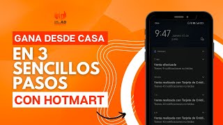 GANA DESDE CASA EN 3 SENCILLOS PASOS CON HOTMART.