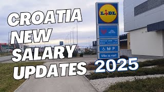 Croatia new salary updates in 2025 #zagrebcroatia #zagreb #europe#india