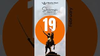 🚩 Celebrating Chhatrapati Shivaji Jayanti – A Tribute from Realty Mart 🚩 #chhatrapatishivajimaharaj