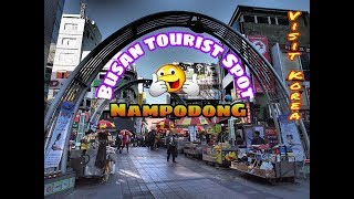 Tourist attraction in Busan Korea : Nampo Dong