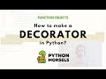 How to make a decorator