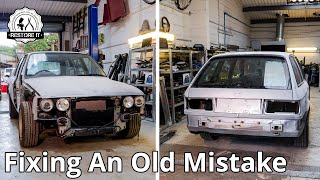 Welding The Boot/Trunk Lid & Removing The Doors | BMW E30 Touring Restoration - Part 8