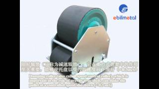 Damping roller,speed control roller,brake conveyor roller ,Roller brake,Brake roller