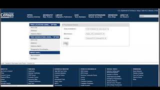 Finding US Census Geographies and Population Data for an Address