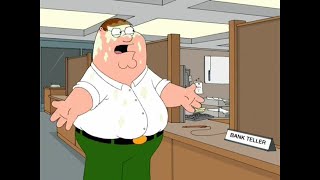 Family Guy - Anyone who sees Peter Griffin must throw apples at him