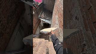 Slow motion video #construction #mitti #vlog #oldhouselove