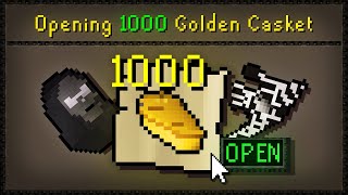 OPENING 1000 OF THE *EXPENSIVE* GOLDEN CASKETS!! (600M PKP ITEM) + 20M PKP GIVEAWAY! - Roat Pkz RSPS