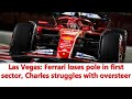 SF24 struggles in cold with Charles Leclerc but Ferrari is ready to attack Russell | Las Vegas data