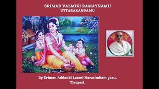 Srimad Valmiki Ramayanam, Uttara Kanda, 61Va Sarga, Part 2 [10-12-2024]