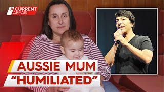 Mum speaks out after she was kicked out of comedy show | A Current Affair