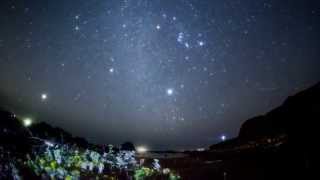 海の星空☆Sora Timelapse伊豆半島 爪木崎　Oct Nov.