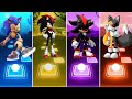 Sonic Prime 🔴 Shadow The Hedgehog 🔴 Shadow Exe 🔴 Tails Exe || Tiles Hop EDM RUSH 🎶🎮