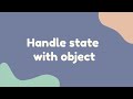 React Hook - How to handle object / nested object state