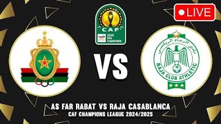 Far rabat Vs Raja casablanca// CAF CHAMPIONS LEAGUE// LIVE STREAM